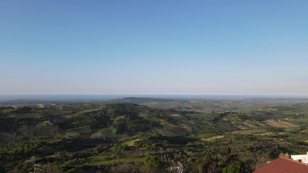 Ancient Stone 'Casa Rosa'- Sea And Mountain View Tranquil Borgo Villa Tavenna Bagian luar foto