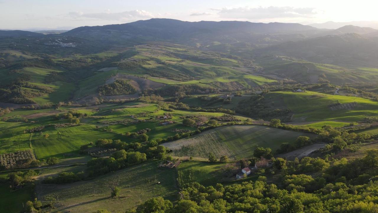 Ancient Stone 'Casa Rosa'- Sea And Mountain View Tranquil Borgo Villa Tavenna Bagian luar foto